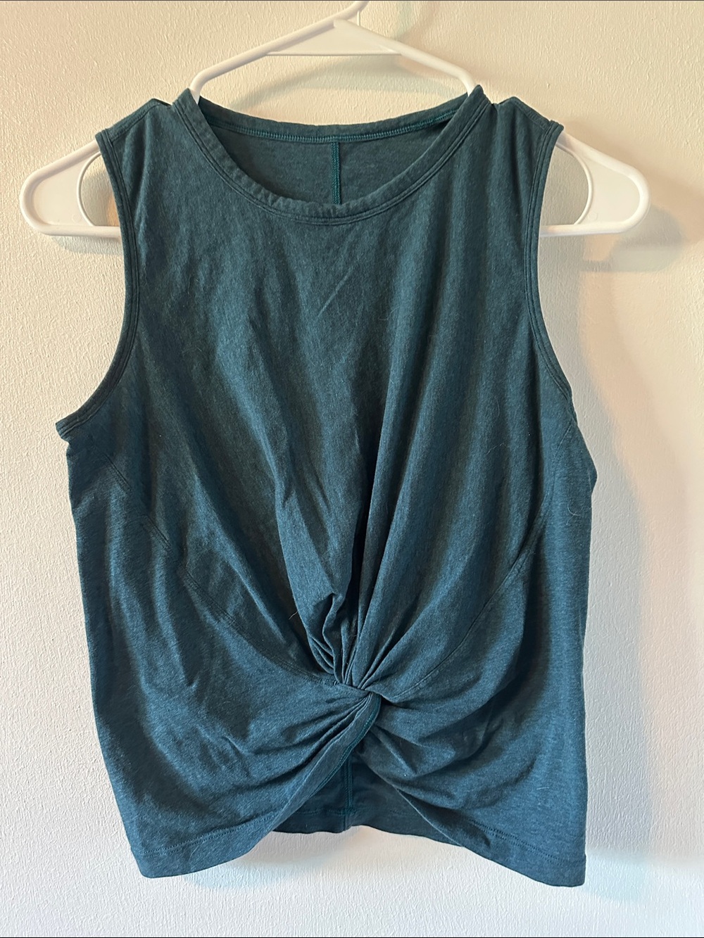 lululemon athletica Teal Twist-Front Sleeveless Tank
